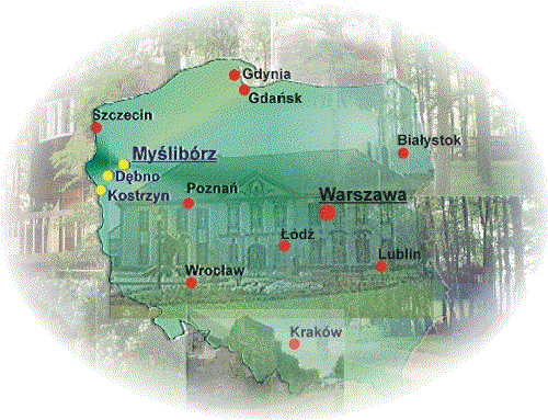 Mapa Polski